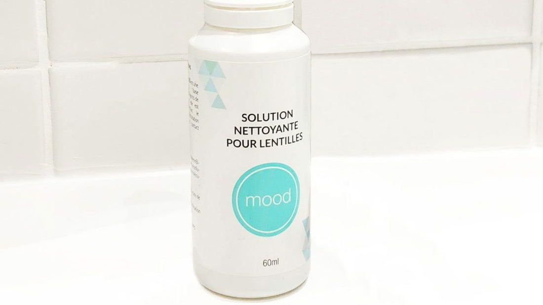 Pourquoi le produit d'entretien pour lentilles de chez Mood est celui qu'il vous faut !